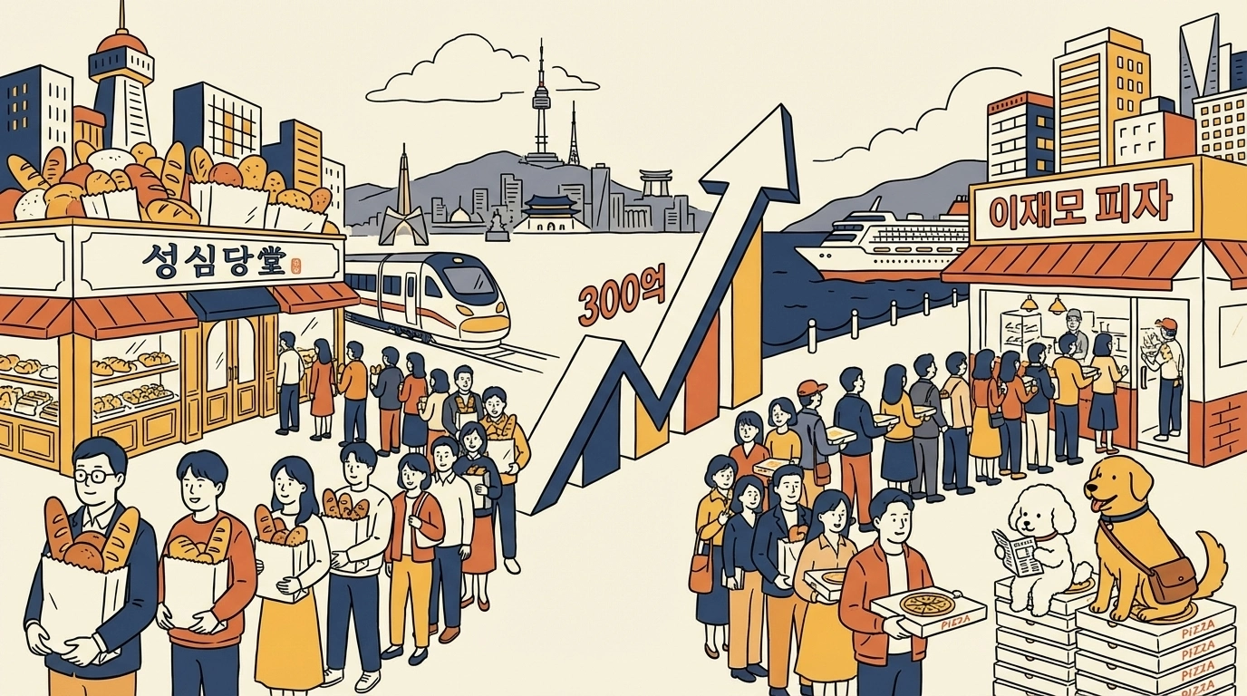 '대전에 성심당, 부산엔 이재모'… 300억 매출 돌파한 지방 외식업계의 이례적 신화