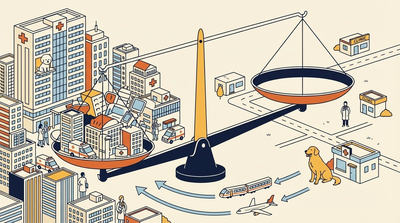 상급종합 0곳, 경북 250만은 대구까지 간다