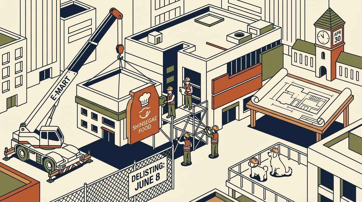 신세계푸드, 이마트 완전 자회사 편입 가속화… 6월 8일 상장폐지